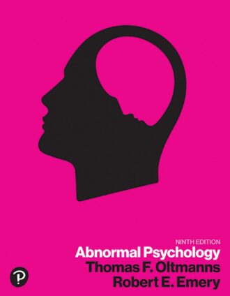 Abnormal Psychology 9th 9E Thomas Oltmanns