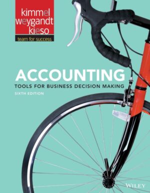 Accounting Tools for Business Decision Making 6th 6E
