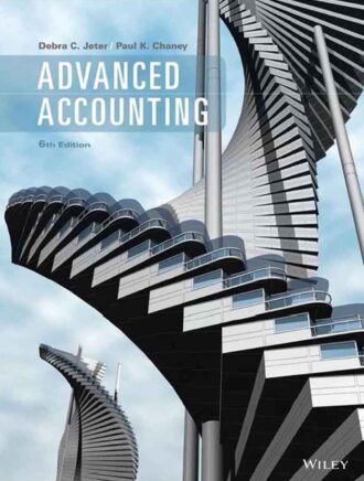 Advanced Accounting 6th 6E Debra Jeter