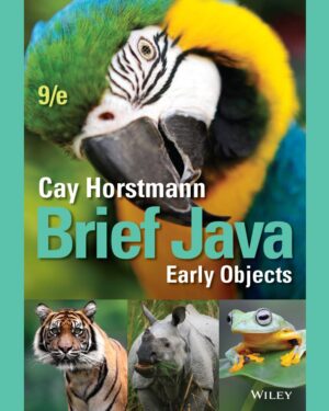 Brief Java Early Objects 9th 9E Cay Horstmann