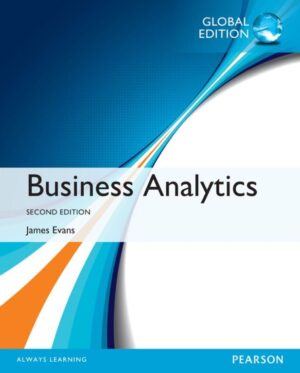 Business Analytics 2nd 2E James Evans