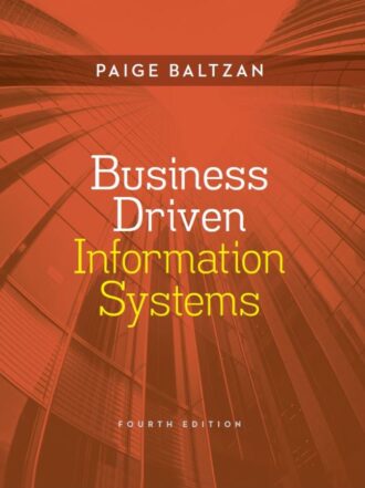 Business Driven Information Systems 4th 4E