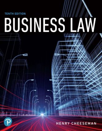Business Law 10th 10E Henry Cheeseman 9780134728780