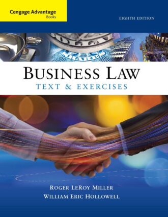 Business Law; Text and Exercises 8th 8E