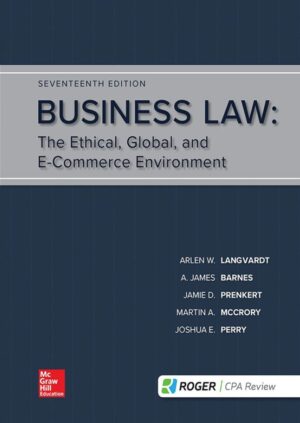 Business Law The E-Commerce Environment 17th 17E
