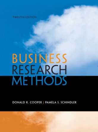 Business Research Methods 12th 12E Donald Cooper
