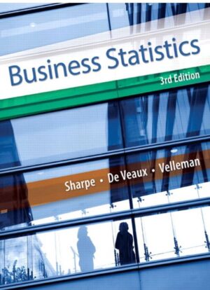 Business Statistics 3rd 3E Norean Sharpe