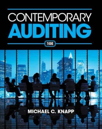 Contemporary Auditing 10th 10E Michael Knapp