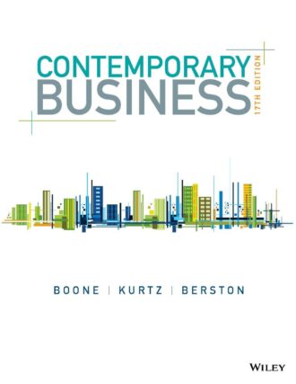 Contemporary Business 17th 17E Louis Boone