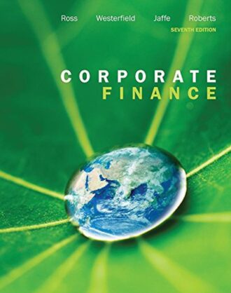 Corporate Finance 7th 7E Stephen Ross