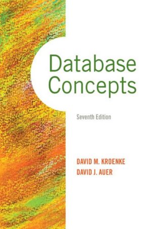 Database Concepts 7th 7E David Kroenke