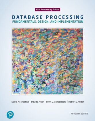 Database Processing 15th 15E David Kroenke