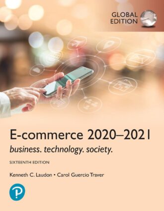 E-commerce 2020-2021 Business Technology and Society 16th 16E