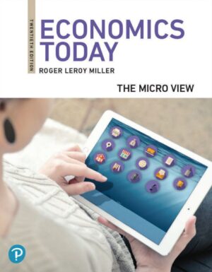 Economics Today The Micro View 20th 20E Roger LeRoy Miller