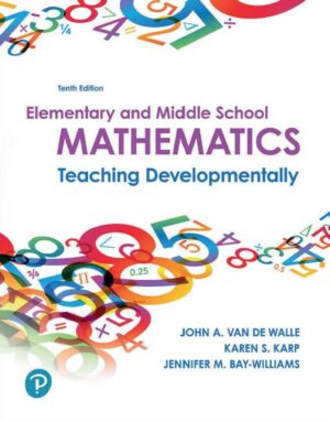 Elementary and Middle School Mathematics Teaching Developmentally 10th 10E