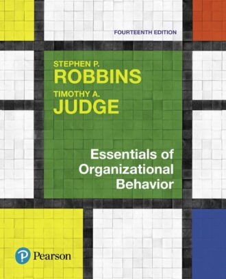 Solution Manual Essentials of Organizational Behavior 14th 14E