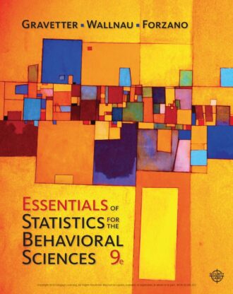 Essentials of Statistics for the Behavioral Sciences 9th 9E
