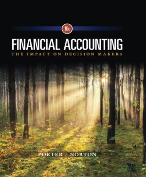 Financial Accounting 10th 10E Gary Porter