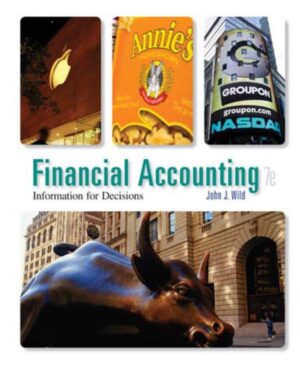Financial Accounting; Information for Decisions 7th 7E