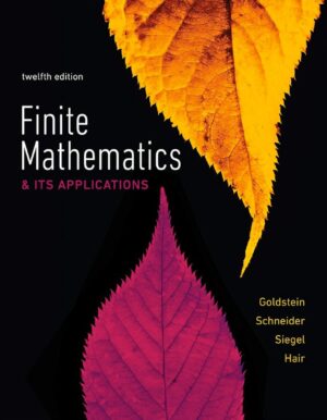 Finite Mathematics and Its Applications 12th 12E