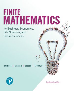 Finite Mathematics for Business Economics Life Sciences and Social Sciences 14th 14E