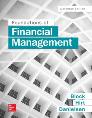 Foundations of Financial Management 16th 16E
