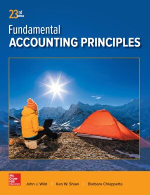 Fundamental Accounting Principles 23rd 23E