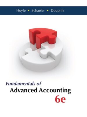 Solution Manual Fundamentals of Advanced Accounting 6th