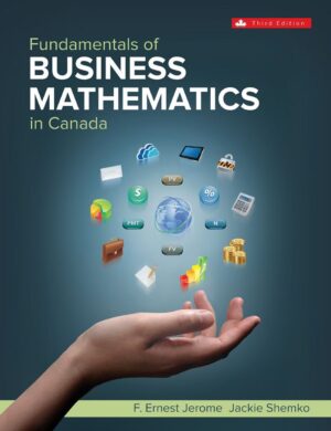 Fundamentals of Business Mathematics in Canada 3rd 3E