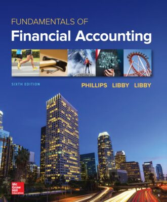 Fundamentals of Financial Accounting 6th 6E