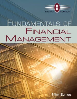 Solution Manual Fundamentals of Financial Management 14th 14E