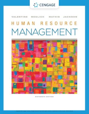 Human Resource Management 16th 16E Sean Valentine