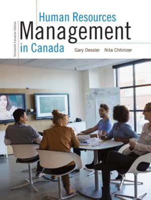 Human Resources Management in Canada 13th 13E