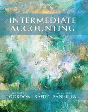 Solution Manual Intermediate Accounting 1th 1E Elizabeth Gordon