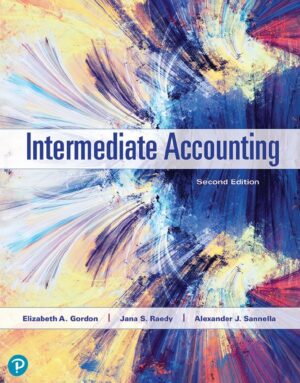 Intermediate Accounting 2nd 2E Elizabeth Gordon
