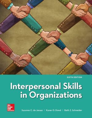 Interpersonal Skills in Organizations 6th 6E Beth Schneider