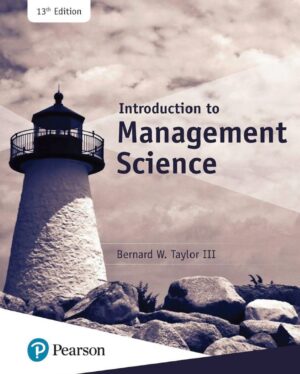 Introduction to Management Science 13th 13E