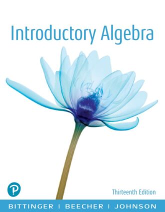 Introductory Algebra 13th 13E Marvin Bittinger