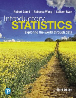 Introductory Statistics 3rd 3E Robert Gould