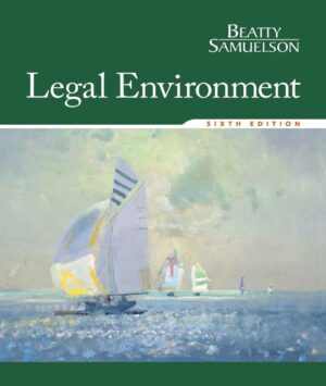 Legal Environment 6th 6E Jeffrey Beatty