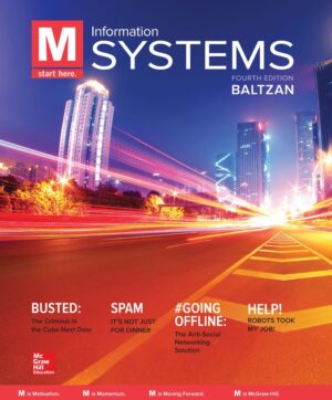 M; Information Systems 4th 4E Paige Baltzan