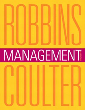 Management 12th 12E Stephen Robbins Mary Coulter