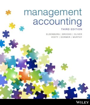 Management Accounting 3rd 3E Leslie Eldenburg