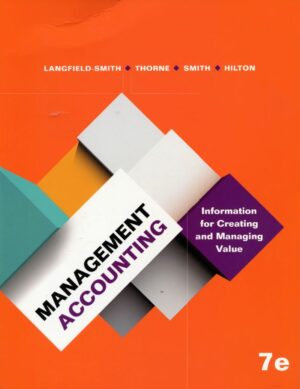 Management Accounting 7th 7E Kim Langfield-Smith