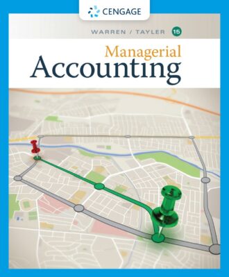 Managerial Accounting 15th 15E Carl Warren