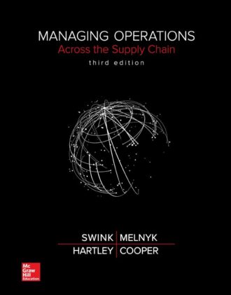 Managing Operations Across the Supply Chain 3rd 3E