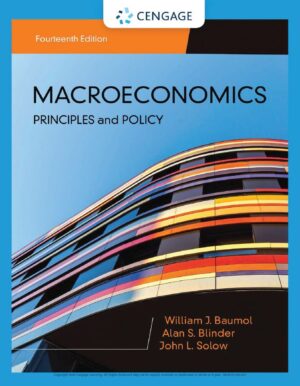 Macroeconomics Principles and Policy 14th 14E William Baumol
