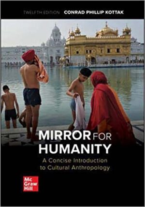 Mirror for Humanity A Concise Introduction to Cultural Anthropology 12th 12E