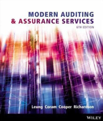 Test Bank Modern Auditing and Assurance Services 6th 6E