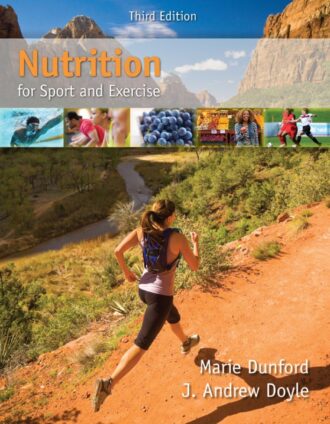 Nutrition for Sport and Exercise 3rd 3E Marie Dunford